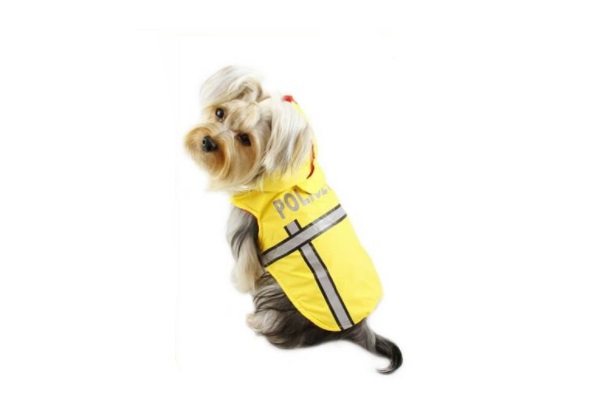 CAPA POLICE DOG TALLE M 30CM.- PER-ROS