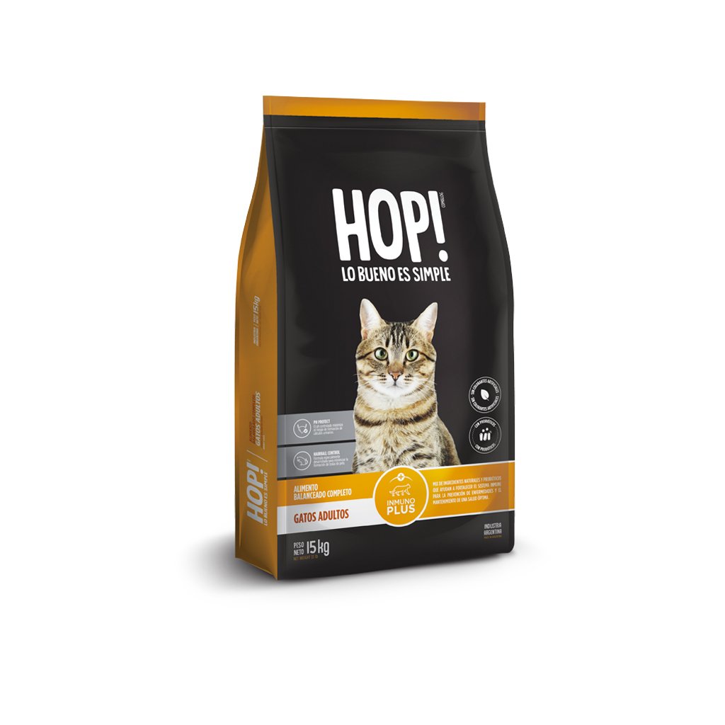 Hop! Gato Adulto x 15 Kg.