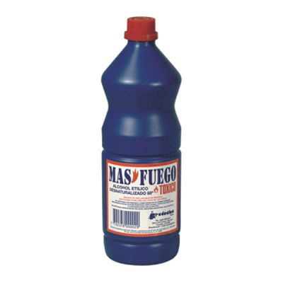ALCOHOL PARA QUEMAR &quot;MAS FUEGO&quot; X 930CC 