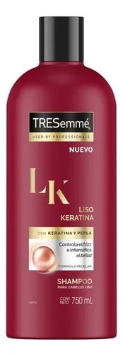 Shampoo TRESemmé Liso Keratina x 750cc
