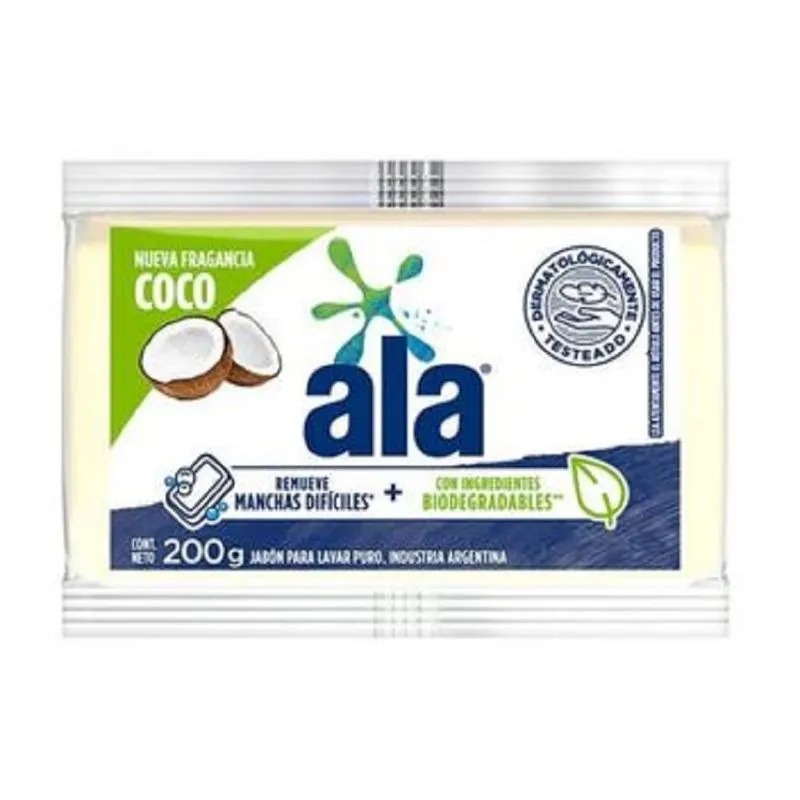 Jabon Ala Para Lavar Coco x 200gr