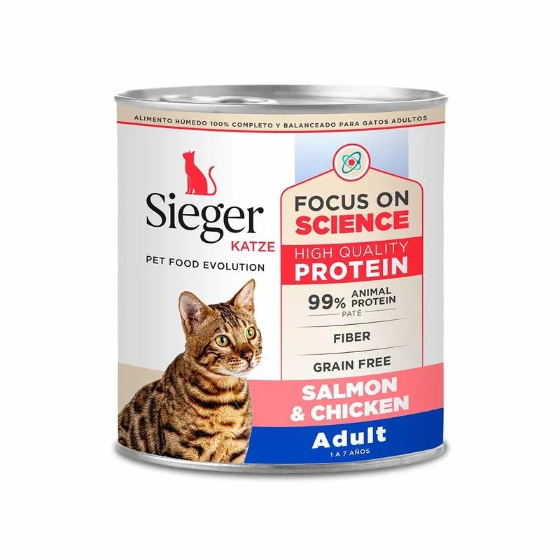 Katze Adult WET Salmon y Pollo x 340gr