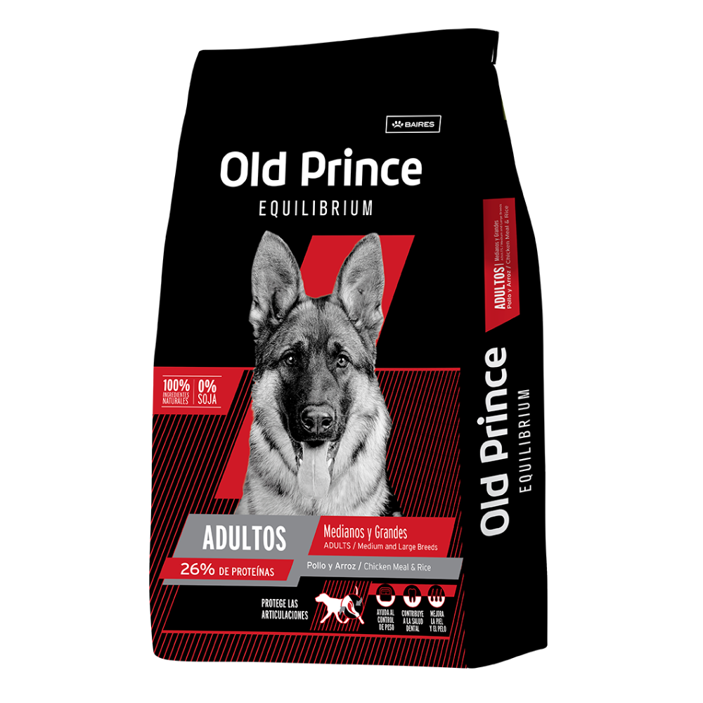 Old Prince Adulto Mediano y Grande (pollo y arroz) x 20kg