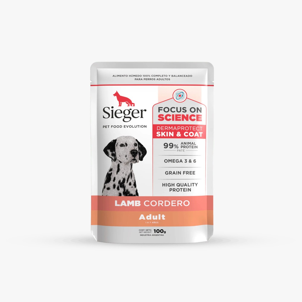 Sieger Derma WET Cordero x 100gr