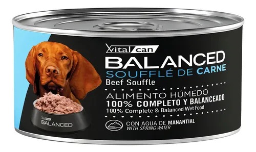 Balanced Souffle de Carne Perro Adulto 85g x 12u  