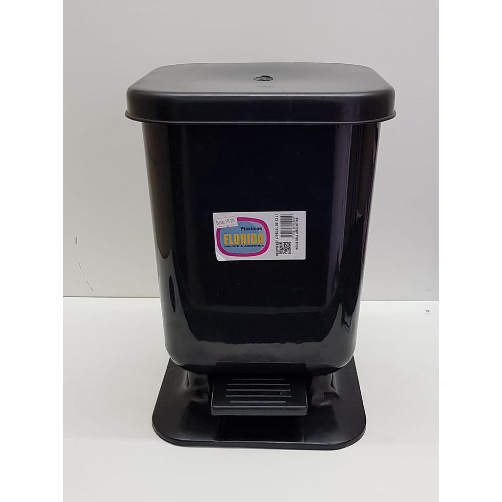 Cesto A Pedal Cuadrado 13 Lts