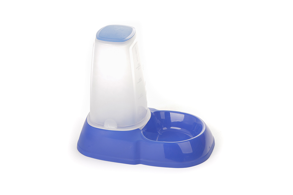 COMEDERO CON TOLVA DOSIFICADORA PARA ALIMENTO -  PETS PLAST
