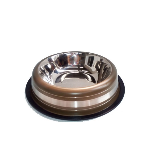 COMEDERO INOX COLOR 18CM - IMPORTADO