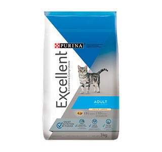 Purina Excellent Adult Cat Chicken &amp; Rice 1kg