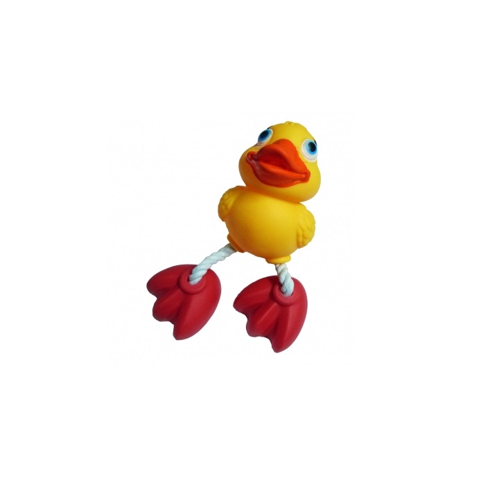 JUGUETE PERRO/ PATO CON PATAS DE SOGA  PER-ROS