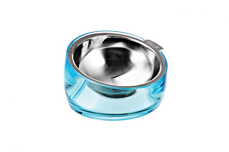 COMEDERO ACERO OBLIK SUPERB SAPPHIRE X 405 ML.
