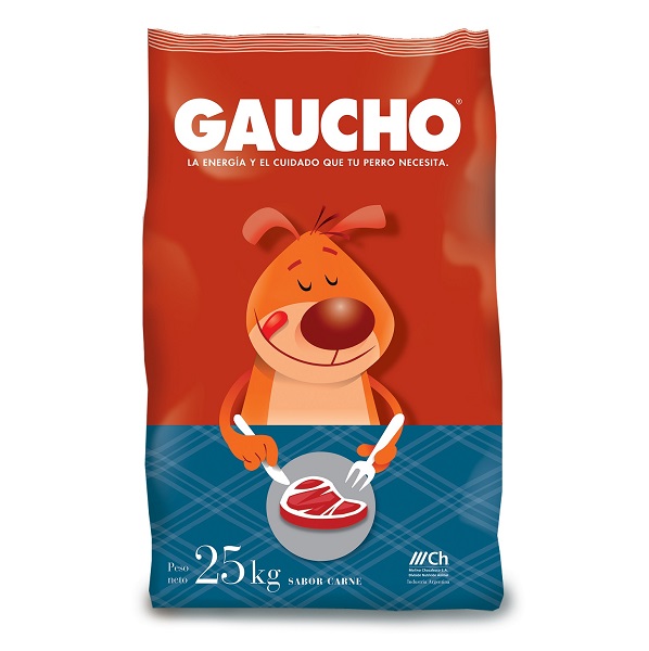 PERROS ADULTOS CARNE 25KG - GAUCHO