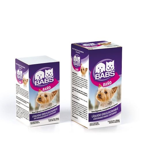BAÑO PULGUICIDA Y GARRAPATICIDA PARA PERROS 70ML - BABS
