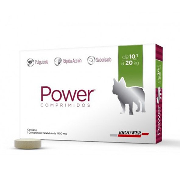 POWER COMPRIMIDOS PERRO HASTA 20 KG / GATO HASTA 12 KG