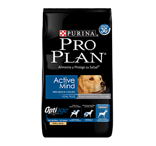 Purina Pro Plan Active Mind Razas Medianas &amp; Grandes (+ De 7 Años De Edad) 3kg