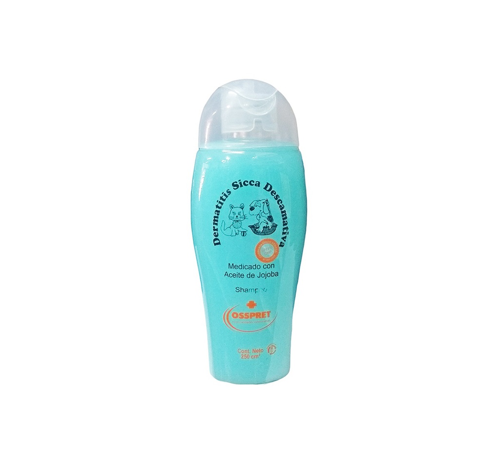 SHAMPOO CON ACEITE DE JOJOBA 250 CM3. OSSPRET