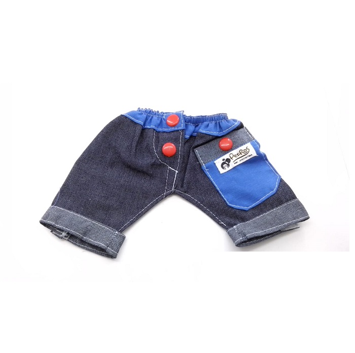 SHORT CON APLICACION DE TELA Y BROCHES T25 (01)PER-ROS