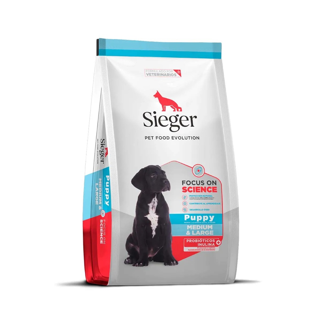 Sieger Puppy Medium &amp; Large Breed  X 3 Kg.