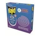 [RAID ESPIR.COUNT.FRESH ESTX12 5EN1 _65886] Raid Espirales Insecticida Repelente Contra Mosquitos Country