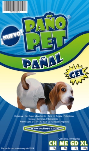 PAÑAL MEDIANO X3  PAÑOPET