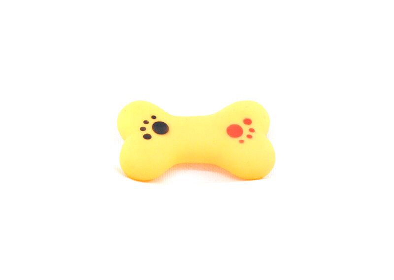 JUGUETE HUESO CON HUELLITAS 9CM - PER-ROS
