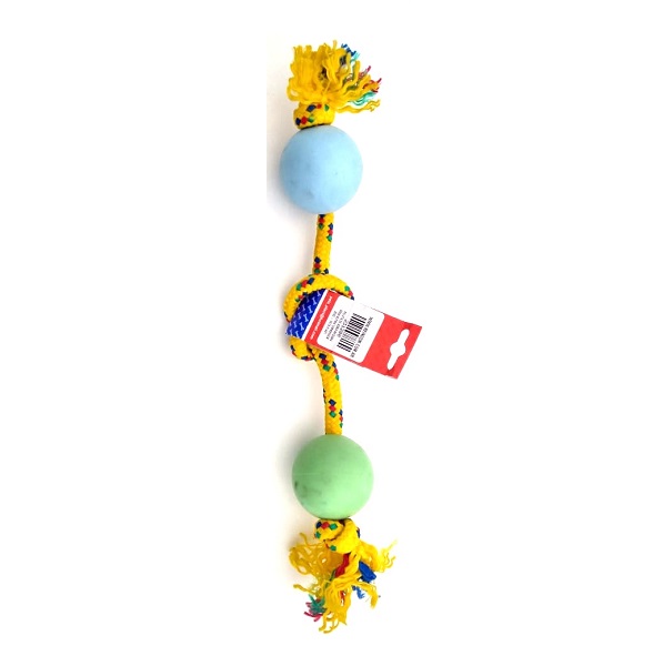 PELOTA DE GOMA MEDIANA SOGA ALPINA 12MMX55CM S303 - PETS PLAST