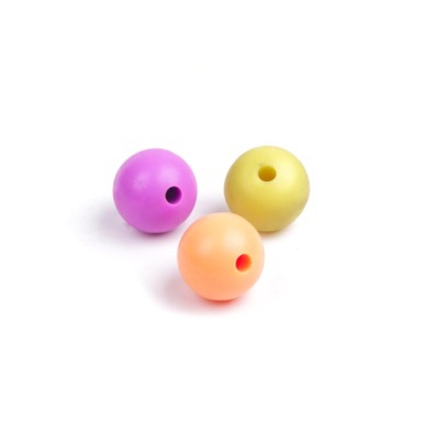 PELOTA DE GOMA MEDIANA CON AGUJERO - PETS PLAST