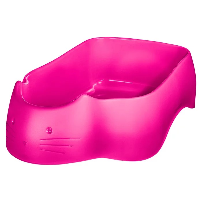 LITERA CAJA SANITARIA FORMA DE GATO ROSA - SANREMO