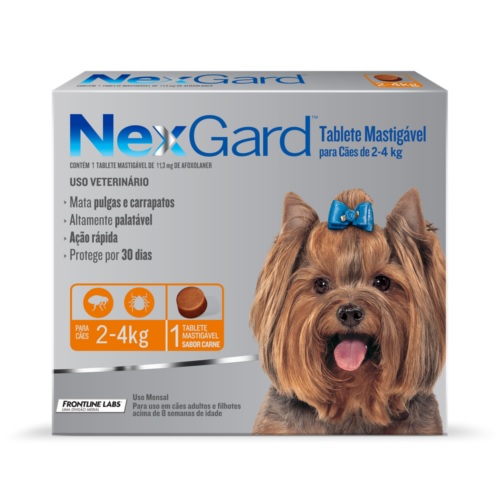 NEXGARD &quot;P&quot; TABLETA MAST. 2 - 4KG - MERIAL