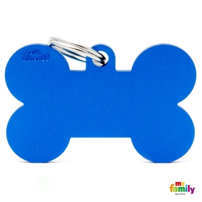 MEDALLA BASIC XL BLUE XL ALUMINUM BONE MFBXL01 - MY FAMILY
