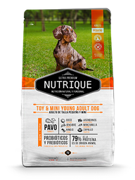 [70014] Nutrique Toy &amp; Mini Young Adult Dog x 7.5kg