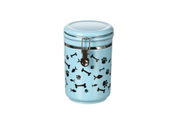 [11792] CANISTER PAW BONE FISH BLUE