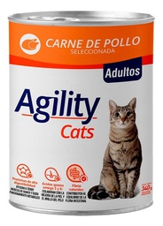 Agility Cats Lata Pollo x 340 grs