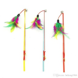 [PET7903  6971755612548] Caña Con Plumas Y Cascabel