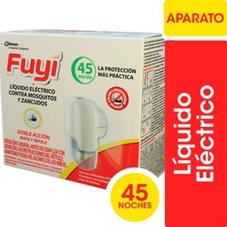 [FUYI LIQ.ELECT.45 NOC.FULL.D.ACCI] Fuyi Aparato Con Liquido Electrico Para Mosquitos Sin Olor