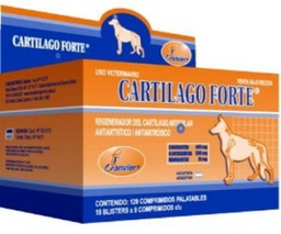 [6975 CARTILAGO FORTE X 120 COMP] Cartilago Forte C/Blister x 8 Comprimidos