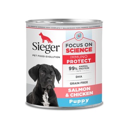 Sieger Puppy Salmon y Pollo WET x 340gr