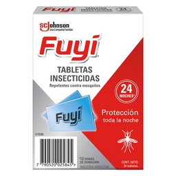 [1772] Fuyi Tabletas Repuesto x 24 Noches