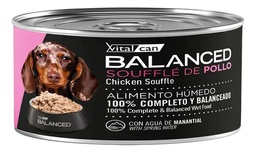 [132051] Balanced Souffle de Pollo Perro Cachorro 85g x 12u  