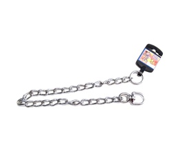 [628103] COLLAR AHORQUE METAL C/RETORCEDOR 56CMX3,5MM MISTER HUESO