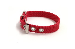 [622307] COLLAR NYLON FINO LISO 35X1,5CM. MISTER HUESO