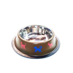 [339068] COMEDERO INOX COLOR PET BOWL 16CM - IMPORTADO