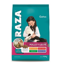 [6611] GATOS ADULTOS POLLO Y LECHE 10KG - RAZA