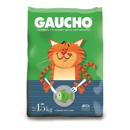 [6975] GATOS PESCADO 15KG - GAUCHO