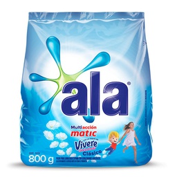 [ALAX800 REG TOQ.VIVERE CLAS-8037] Jabon En Polvo Ala Matic Toque Vivere X 800grs