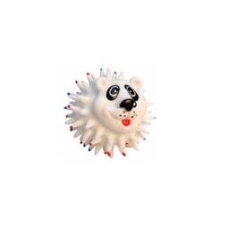 [150721] PELOTA CON PINCHES 10CM BLANCA  PER-ROS