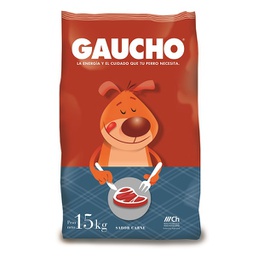 [6950] PERROS ADULTOS CARNE 15 KG. GAUCHO