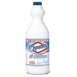 [AYUDIN LAV.X1L MULTISUP.DOB.REN-57Ç] Ayudin Lavandina Doble Rendimiento x 1 lts