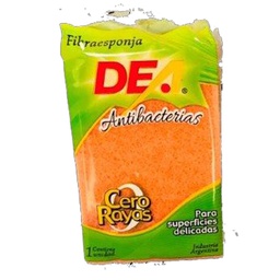 [938480 ESPONJA ANTIBACTERIAL CERO RAYAS DEA x 12u] Esponja Antibacterial Cero Rayas