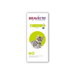 [190086 12600] BRAVECTO SPOT ON 112,5MG GATOS 1,2 - 2,8KG - MSD